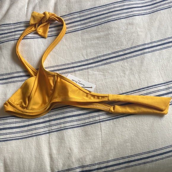 Yasmine Eslami Gold Bikini Top - Picture 4 of 6